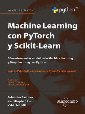 cover image of Machine Learning con PyTorch y Scikit-Learn